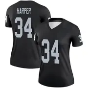 Women's Black Legend Thomas Harper Las Vegas Jersey