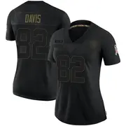 Women's Black Limited Al Davis Las Vegas 2020 Salute To Service Jersey