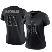 Women's Black Limited Alex Bachman Las Vegas Reflective Jersey