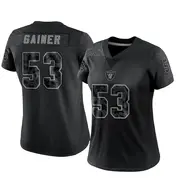 Women's Black Limited Amari Gainer Las Vegas Reflective Jersey