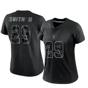 Women's Black Limited Chris Smith II Las Vegas Reflective Jersey