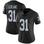 Women's Black Limited Cre'Von LeBlanc Las Vegas Team Color Vapor Untouchable Jersey