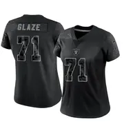 Women's Black Limited DJ Glaze Las Vegas Reflective Jersey