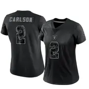 Women's Black Limited Daniel Carlson Las Vegas Reflective Jersey