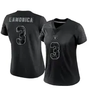 Women's Black Limited Daryle Lamonica Las Vegas Reflective Jersey