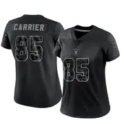 Women's Black Limited Derek Carrier Las Vegas Reflective Jersey