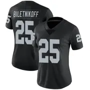 Women's Black Limited Fred Biletnikoff Las Vegas Team Color Vapor Untouchable Jersey