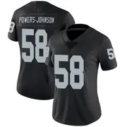 Women's Black Limited Jackson Powers-Johnson Las Vegas Team Color Vapor Untouchable Jersey