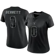 Women's Black Limited Jakorian Bennett Las Vegas Reflective Jersey