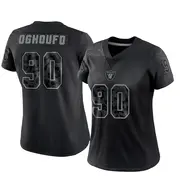 Women's Black Limited Ovie Oghoufo Las Vegas Reflective Jersey