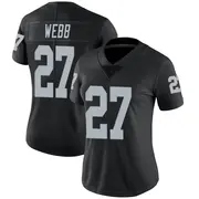 Women's Black Limited Sam Webb Las Vegas Team Color Vapor Untouchable Jersey