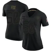 Women's Black Limited Tomari Fox Las Vegas 2020 Salute To Service Jersey