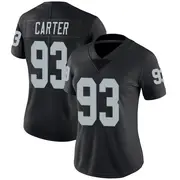 Women's Black Limited Zach Carter Las Vegas Team Color Vapor Untouchable Jersey