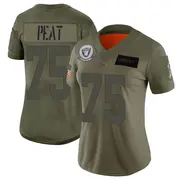 Women's Camo Limited Andrus Peat Las Vegas 2019 Salute to Service Jersey