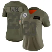 Women's Camo Limited Dylan Laube Las Vegas 2019 Salute to Service Jersey