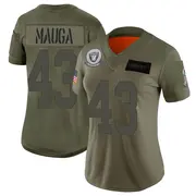 Women's Camo Limited Kana'i Mauga Las Vegas 2019 Salute to Service Jersey