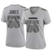 Women's Gray Game Chandler Jones Las Vegas Atmosphere Fashion Jersey