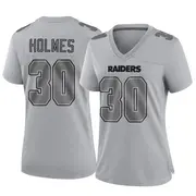 Women's Gray Game Darnay Holmes Las Vegas Atmosphere Fashion Jersey