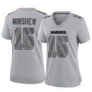 Women's Gray Game Gardner Minshew Las Vegas Atmosphere Fashion Jersey