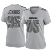 Women's Gray Game John Jenkins Las Vegas Atmosphere Fashion Jersey