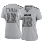 Women's Gray Game Ken Stabler Las Vegas Atmosphere Fashion Jersey