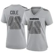 Women's Gray Game Qwynnterrio Cole Las Vegas Atmosphere Fashion Jersey