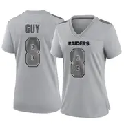 Women's Gray Game Wilson Ray Guy Las Vegas Atmosphere Fashion Jersey