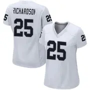 Women's White Game Decamerion Richardson Las Vegas Jersey