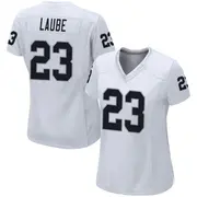 Women's White Game Dylan Laube Las Vegas Jersey