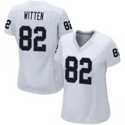 Women's White Game Jason Witten Las Vegas Jersey