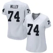 Women's White Game Kolton Miller Las Vegas Jersey