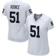 Women's White Game Malcolm Koonce Las Vegas Jersey