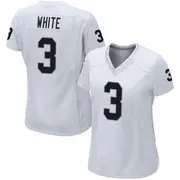 Women's White Game Zamir White Las Vegas Jersey