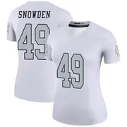 Women's White Legend Charles Snowden Las Vegas Color Rush Jersey