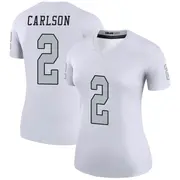 Women's White Legend Daniel Carlson Las Vegas Color Rush Jersey