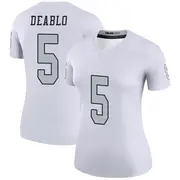 Women's White Legend Divine Deablo Las Vegas Color Rush Jersey