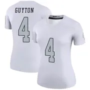 Women's White Legend Jalen Guyton Las Vegas Color Rush Jersey