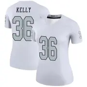 Women's White Legend Kyu Blu Kelly Las Vegas Color Rush Jersey