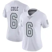 Women's White Limited AJ Cole Las Vegas Color Rush Jersey