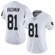 Women's White Limited Alex Bachman Las Vegas Vapor Untouchable Jersey