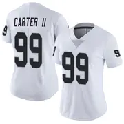 Women's White Limited Andre Carter II Las Vegas Vapor Untouchable Jersey