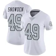 Women's White Limited Charles Snowden Las Vegas Color Rush Jersey