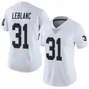 Women's White Limited Cre'Von LeBlanc Las Vegas Vapor Untouchable Jersey