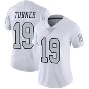 Women's White Limited DJ Turner Las Vegas Color Rush Jersey