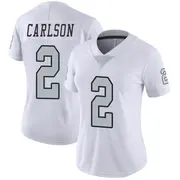 Women's White Limited Daniel Carlson Las Vegas Color Rush Jersey