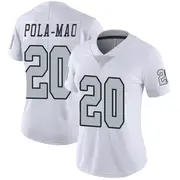 Women's White Limited Isaiah Pola-Mao Las Vegas Color Rush Jersey