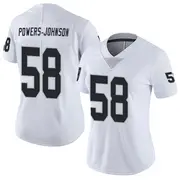 Women's White Limited Jackson Powers-Johnson Las Vegas Vapor Untouchable Jersey