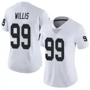 Women's White Limited Jordan Willis Las Vegas Vapor Untouchable Jersey