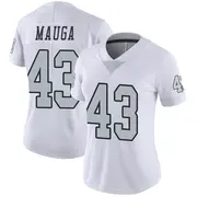 Women's White Limited Kana'i Mauga Las Vegas Color Rush Jersey