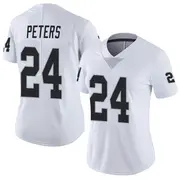 Women's White Limited Marcus Peters Las Vegas Vapor Untouchable Jersey